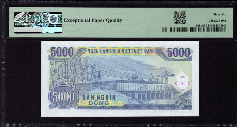 Vietnam - 5000 Dong 1991 - Pick # 108a - PMG 66 EPQ