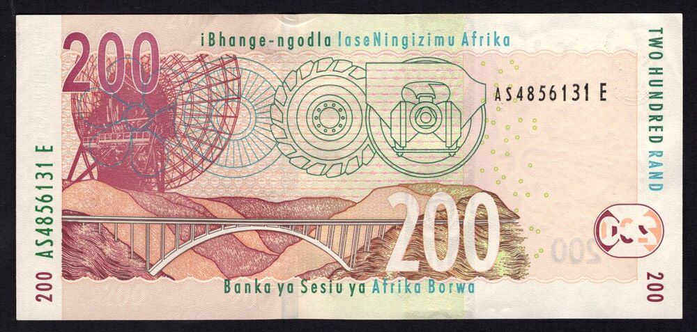 South Africa - 200 Rand 2005 - Pick # 132a - UNC-