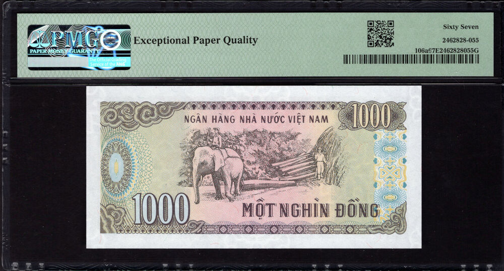 Vietnam - 1000 Dông 1988 - Pick # 106a - PMG 67 EPQ
