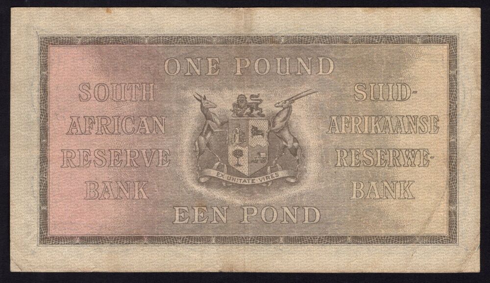 South Africa - 1 Pound 1941 - Pick # 84e - VF