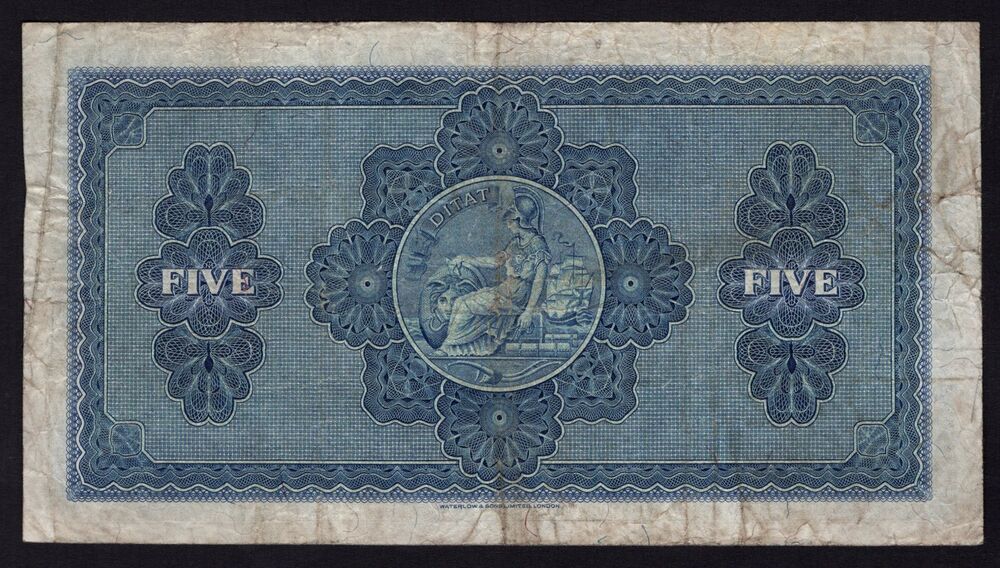 Scotland - 5 Pounds Sterling 1950 - Pick # 161b - aFine