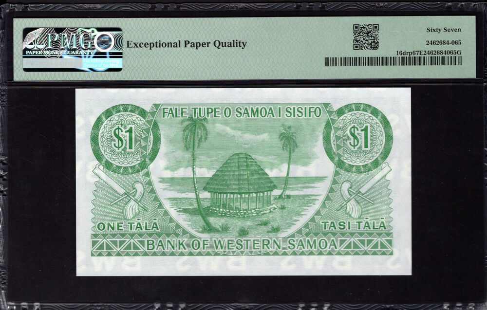 Western Samoa - 1 Tala 2020 - Pick # 16drp - PMG 67 EPQ
